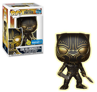 Funko Glow Killmonger POP Vinyl Walmart Exclusive