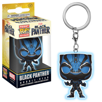 Funko Pocket POP Keychain Glow Black Panther