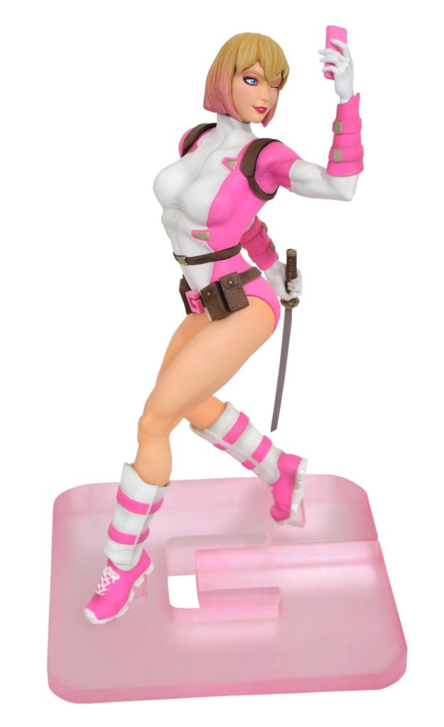 Gamestop Exclusive Unmasked Gwenpool Marvel Gallery Statue