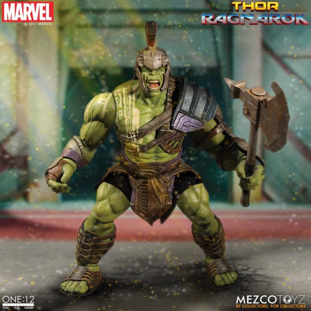 Gladiator Hulk ONE 12 Collective Figure Holding Battle Axe