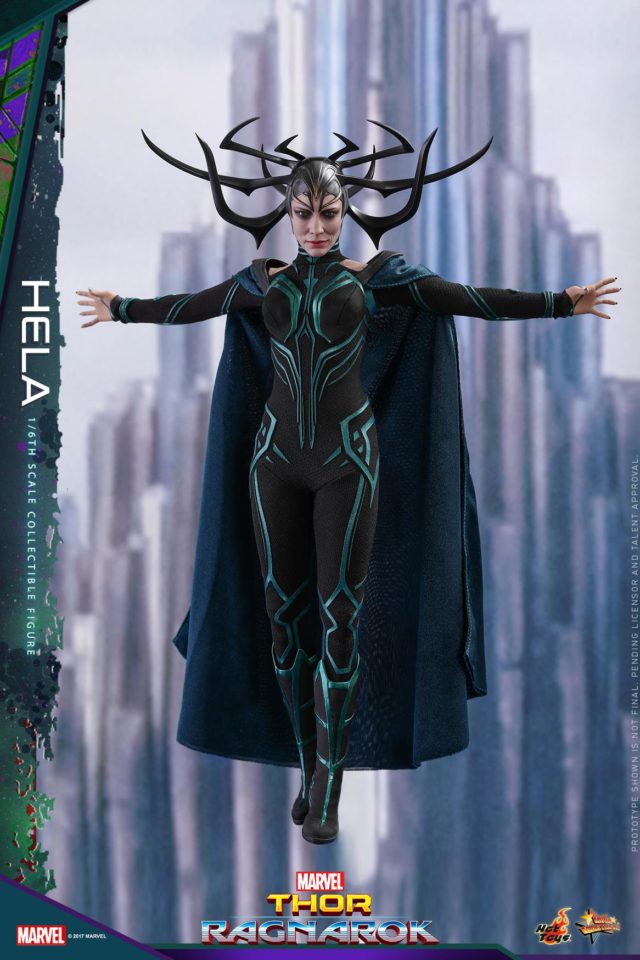 Hot Toys Hela Sixth Scale Figure Flying