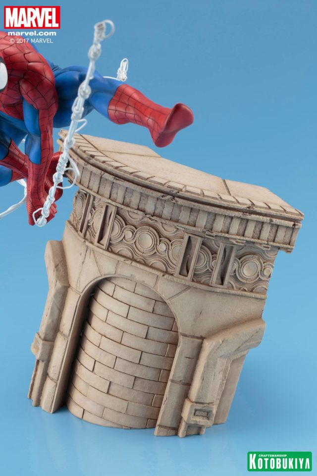 Kotobukiya ARTFX Spider-Man Webslinger Building Base Resin