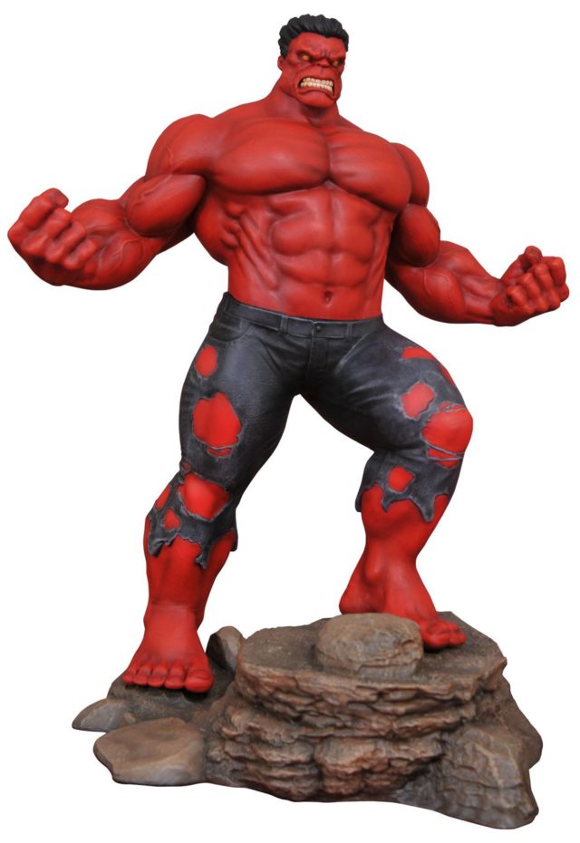 Marvel Gallery Red Hulk Statue Exclusive Gamestop Think Geek