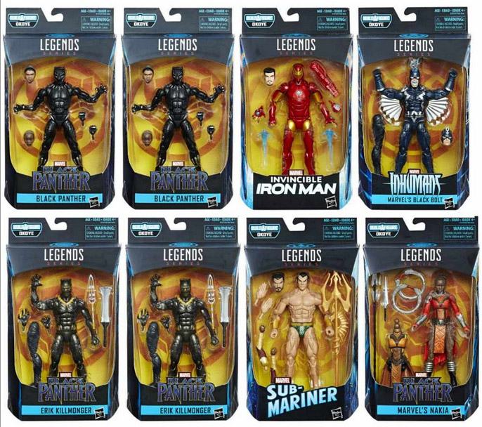 Marvel Legends Black Panther Movie Figures Up for Order! Case Ratios! -  Marvel Toy News