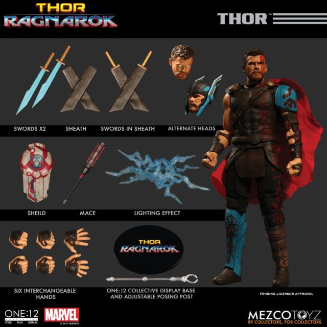 ONE 12 Collective Gladiator Thor Figure and Accessories