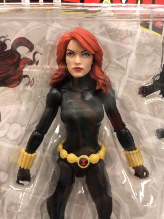 Close-Up of Mary Jane Head on Vintage Black Widow 6" Figure Body