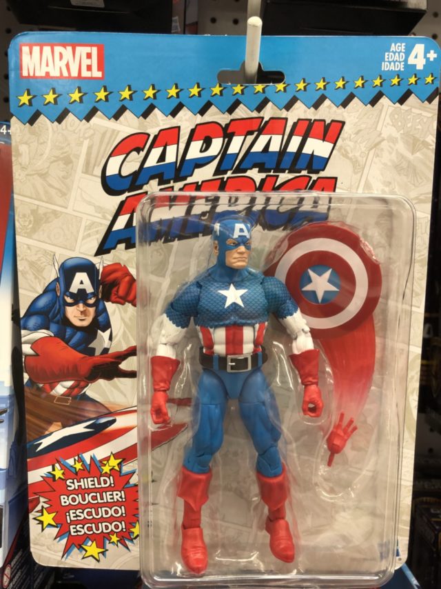 Hasbro Marvel Legends Vintage Wave Captain America in Package