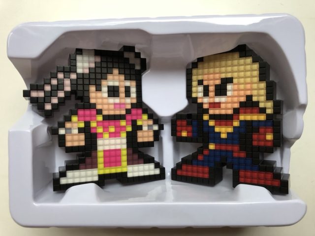 Pixel Pal Pink Chun Li vs. Captain Marvel Two-Pack