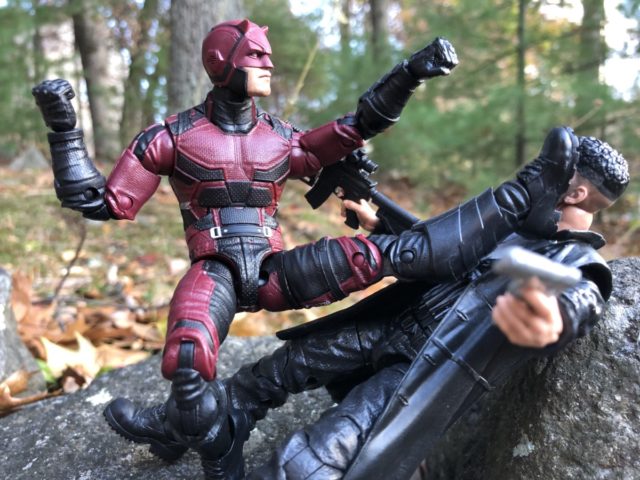 Netflix Daredevil Marvel Legends Figure Kicks Punisher