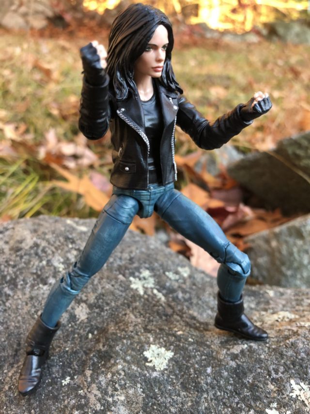 Side View of Jessica Jones Krysten Ritter Action Figure Hasbro