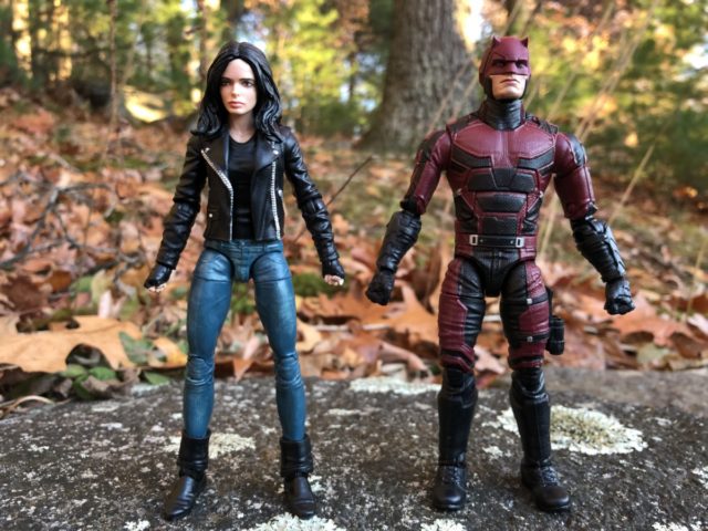 Scale Comparison Marvel Legends Netflix Daredevil and Jessica Jones Size