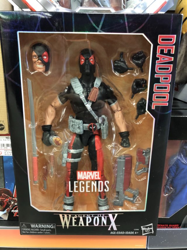 12" Marvel Legends Weapon X Deadpool Figure Packaged