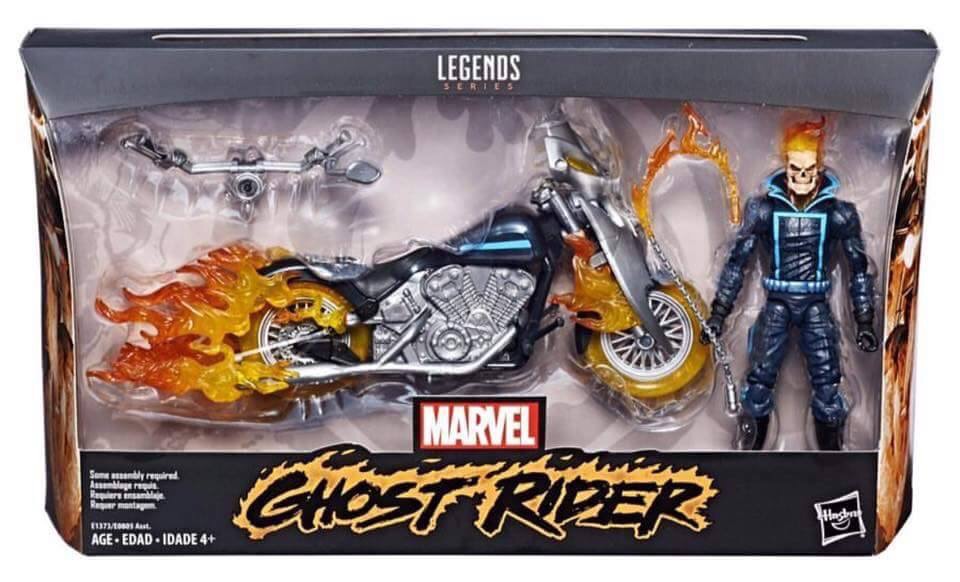 2018 Marvel Legends Ghost Rider & Motorcycle Packaged