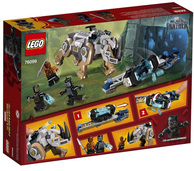 76099 LEGO Rhino Face-Off Black Panther Movie Set