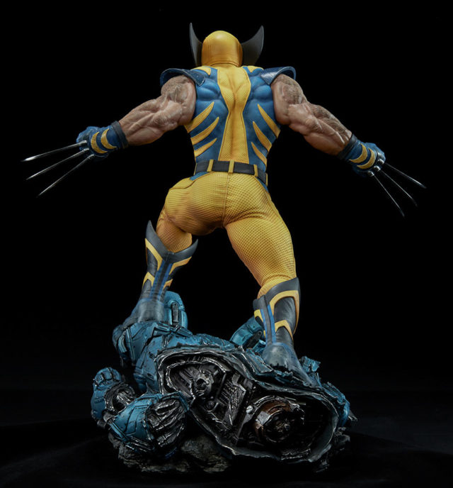 Back of 2018 Sideshow Premium Format Wolverine Figure