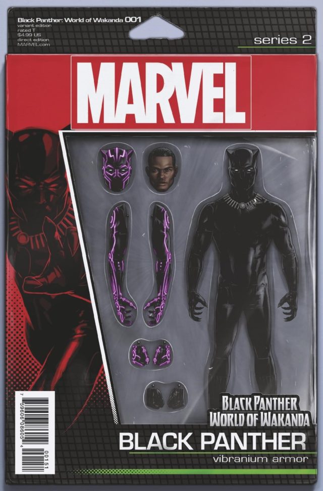 Black Panther World of Wakanda Action Figure Variant Cover