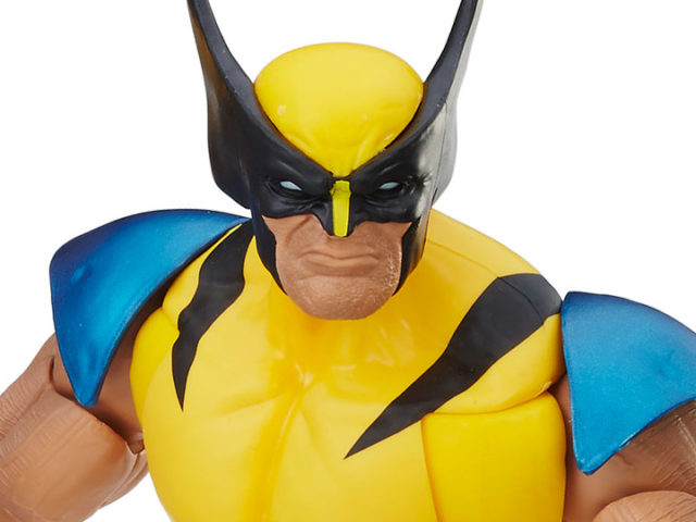 Close-Up of Marvel Legends 12 Wolverine Figure Masked Head