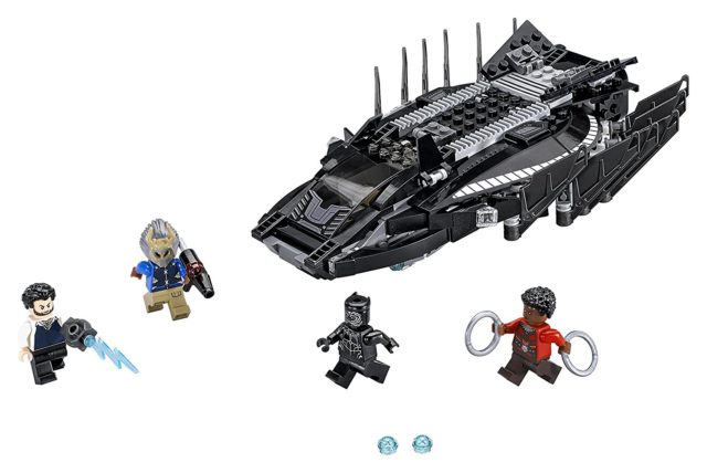 LEGO Black Panther Movie Sets Talon Fighter Attack and Minifigures