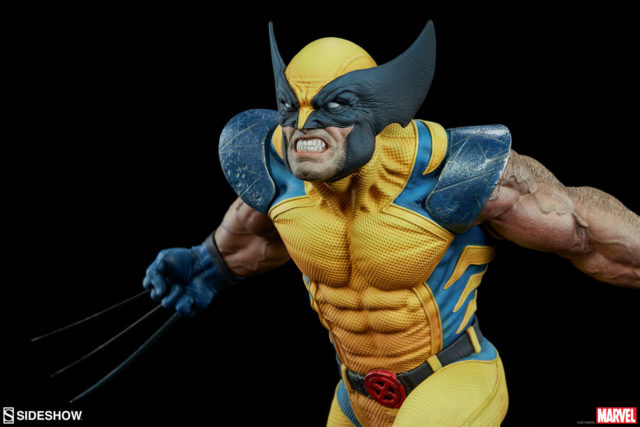 Masked Head on Regular Sideshow Collectibles Premium Format Figure Wolverine