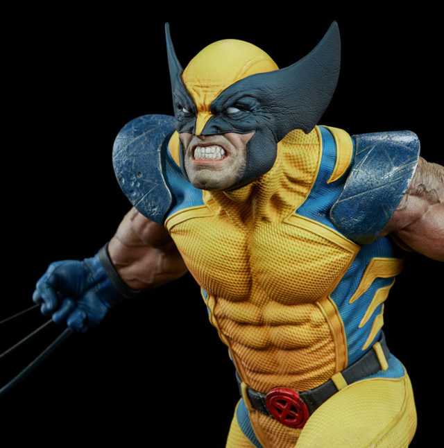 Masked Head on Regular Sideshow Collectibles Premium Format Figure Wolverine