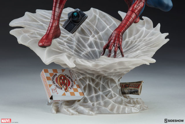 Sideshow Mark Brooks Spider-Man Statue Base