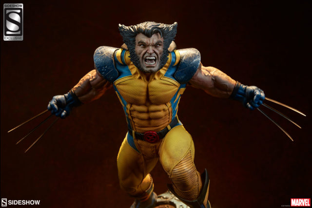 Sideshow Premium Format Wolverine Statue Exclusive Unmasked Portrait