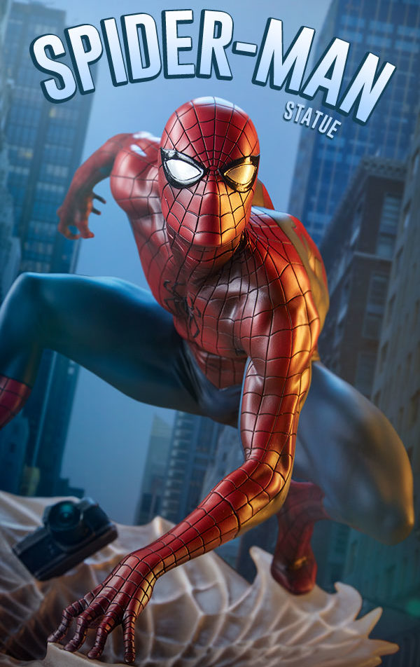 Sideshow Spider-Verse Spider-Man Statue Poster