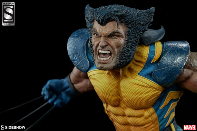 Sideshow Wolverine Exclusive Unmasked Head Premium Format Figure
