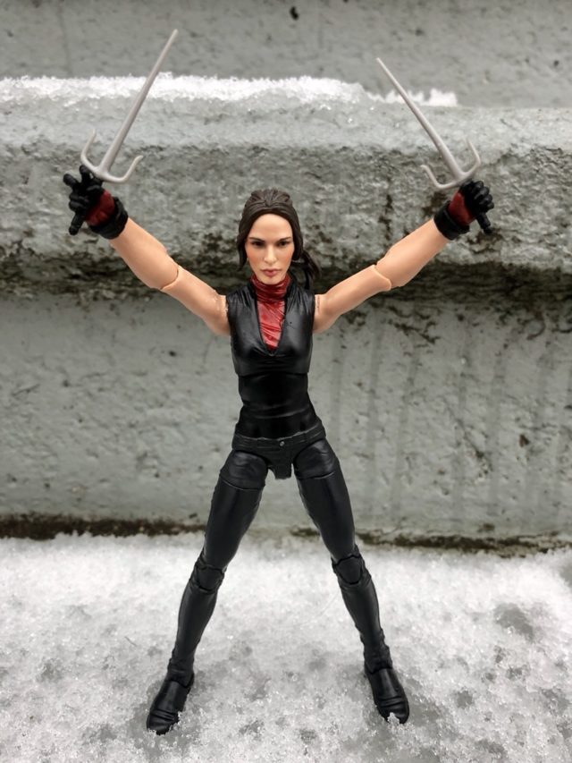 Marvel Knights Marvel Legends Elektra Figure Front View