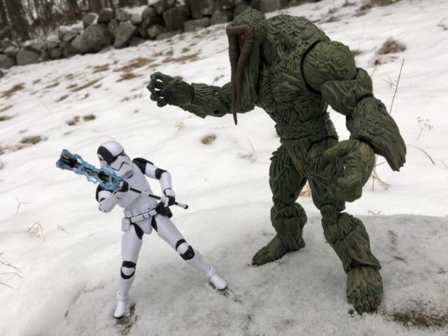 Man-Thing Marvel Legends BAF vs. First Order Executioner Stormtrooper