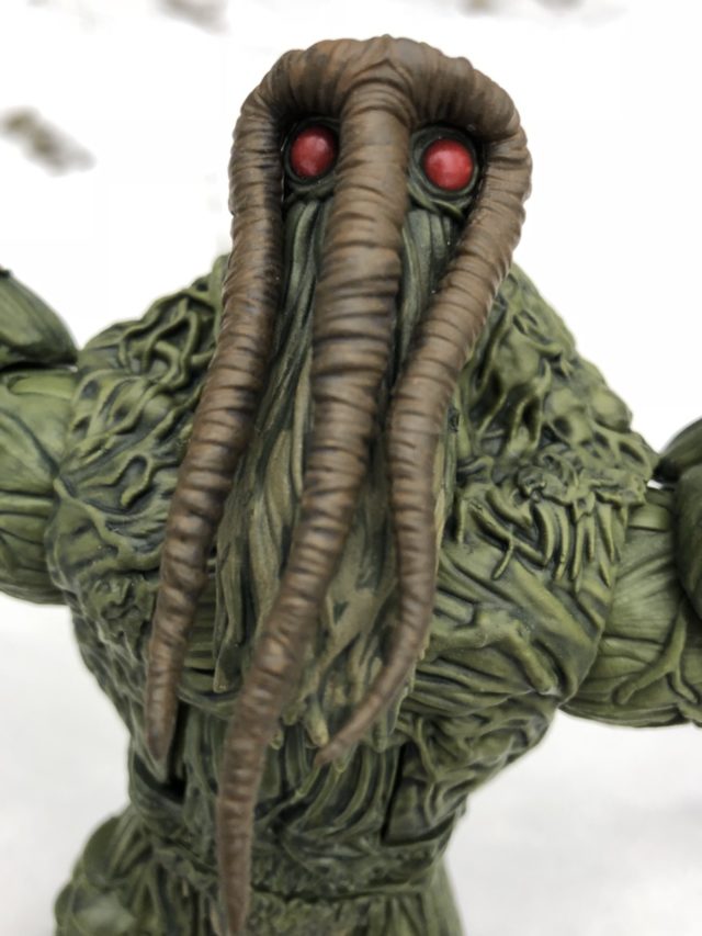 Close-Up of Marvel Legends Man-Thing Head Hasbro