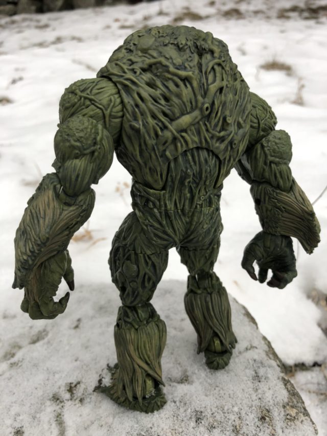 Back of Marvel Legends 2017 Man-Thing Figure