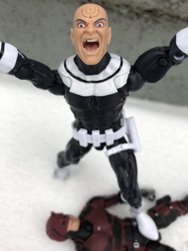 Netflix Marvel Legends Bullseye Unmasked Head