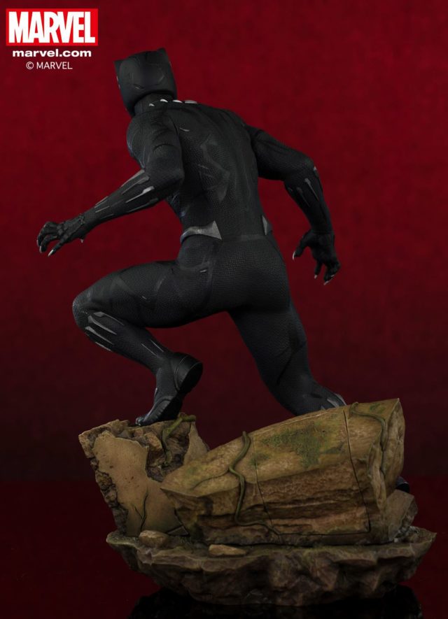 ARTFX Black Panther Statue Back View