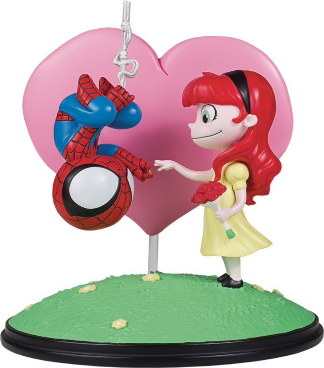 Marvel Animated Spider-Man and Mary Jane Statue Skottie Young