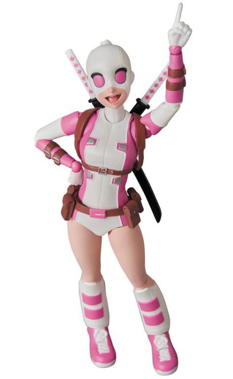 Medicom MAFEX Marvel Gwenpool Figure Pointing