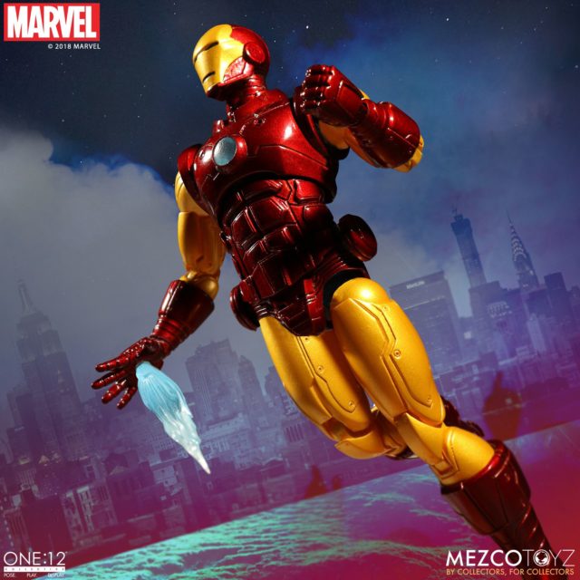 Mezco Toyz ONE 12 Collective Iron Man Action Figure