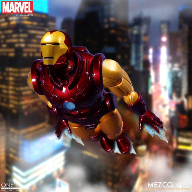 ONE12 Collective Iron Man Figure Flying