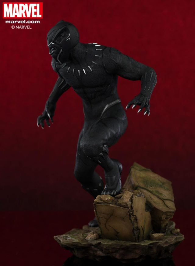 Side View of Kotobukiya ARTFX Black Panther Movie Statue