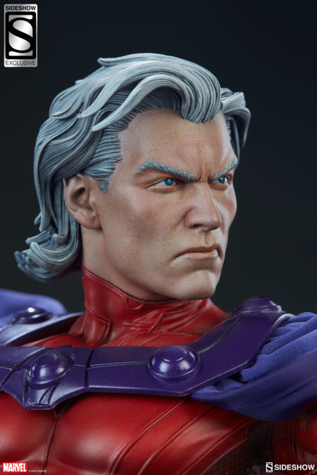 Sideshow Exclusive Magneto Unhelmeted Head