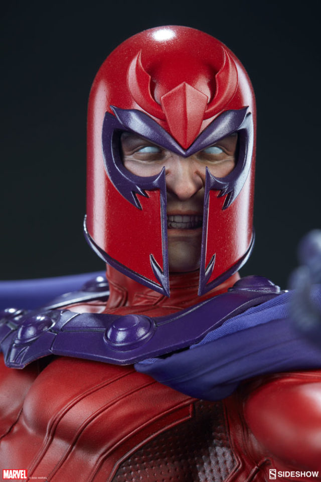 Sideshow Magneto Maquette Head Sculpt with Helmet