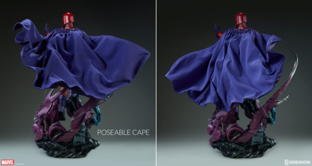 Sideshow Magneto Statue Poseable Soft Goods Cape