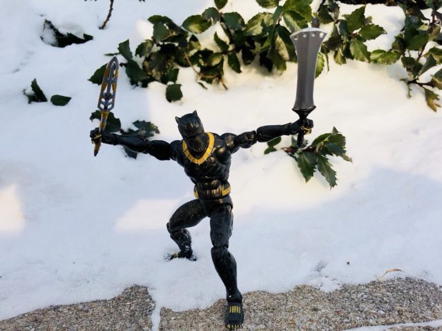 Marvel Legends Killmonger Figure Dual Wielding Swords