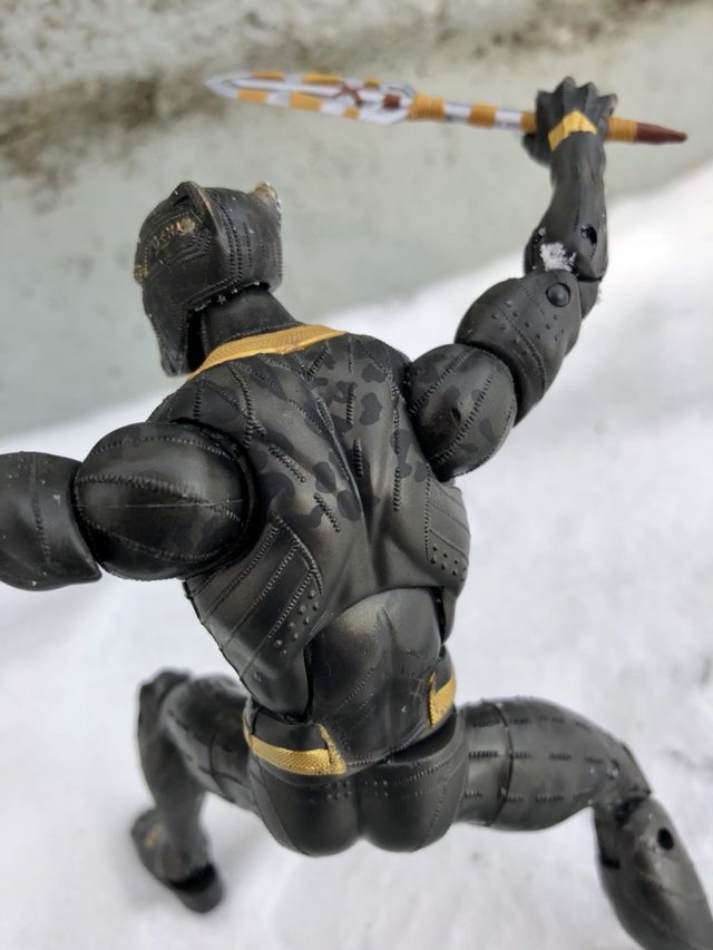 Back of Hasbro Killmonger Six Inch Figure