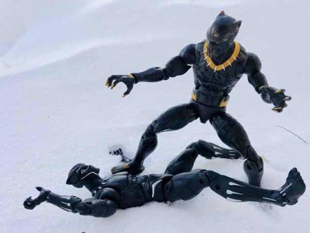 Black Panther Marvel Legends Killmonger Kills T'Challa Figure