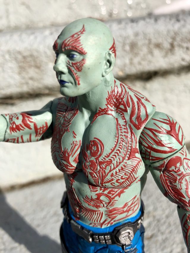 Side View of Drax Select Action Figure