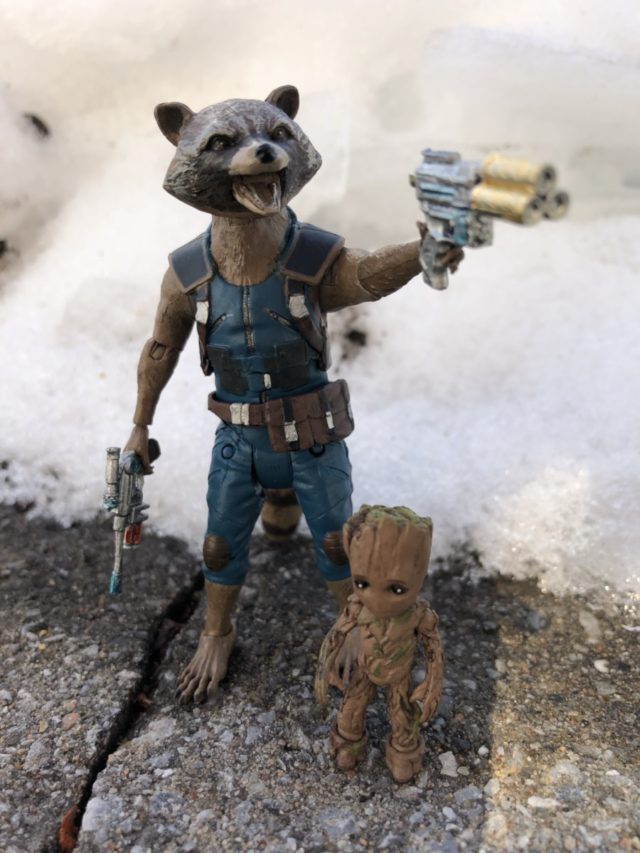 Marvel Select Rocket Raccoon and Groot Figures