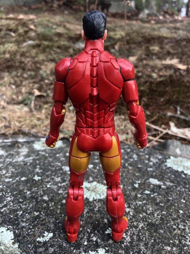 Back of Hasbro Invincible Iron Man 6" Figure