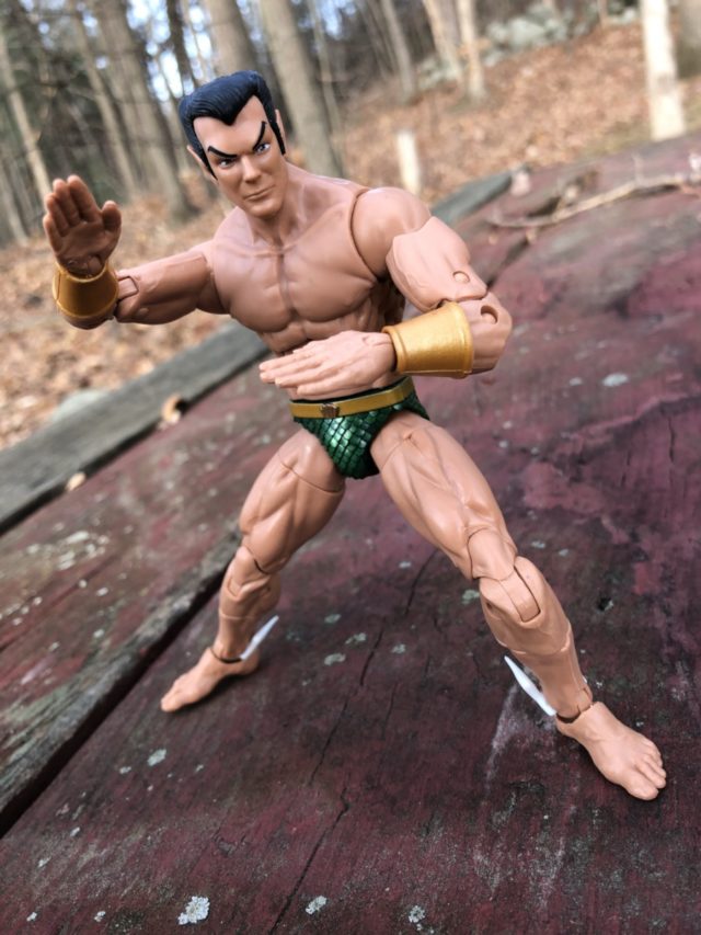 Black Panther Legends Namor Figure Karate Chop Hands