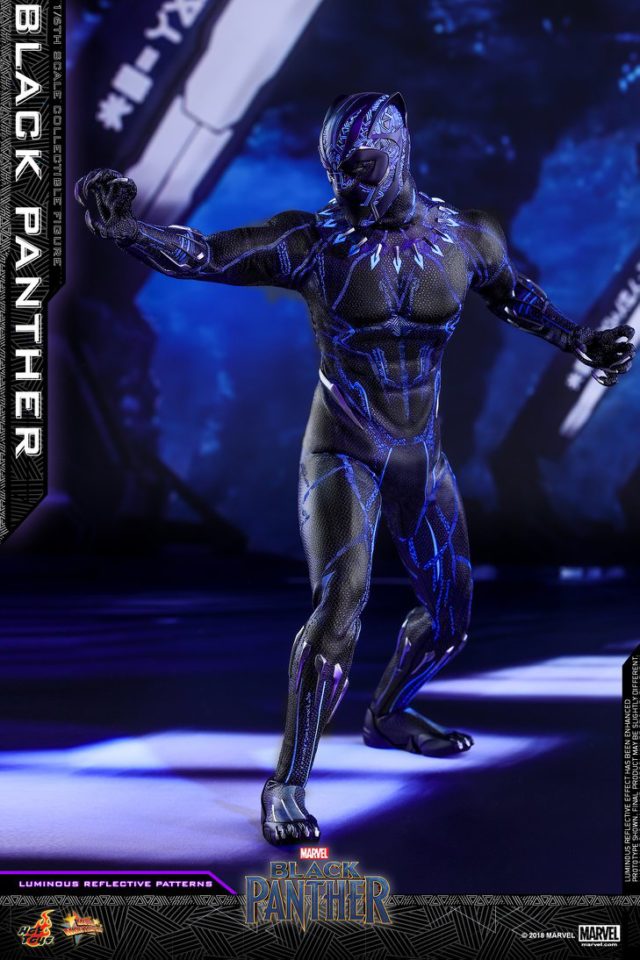 Hot Toys 12 Inch Black Panther MMS Movie Masterpiece Series Figure